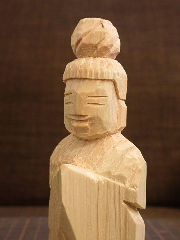 Amazon.co.jp: 手彫り円空仏 観音菩薩と木っ端仏 : ホビー